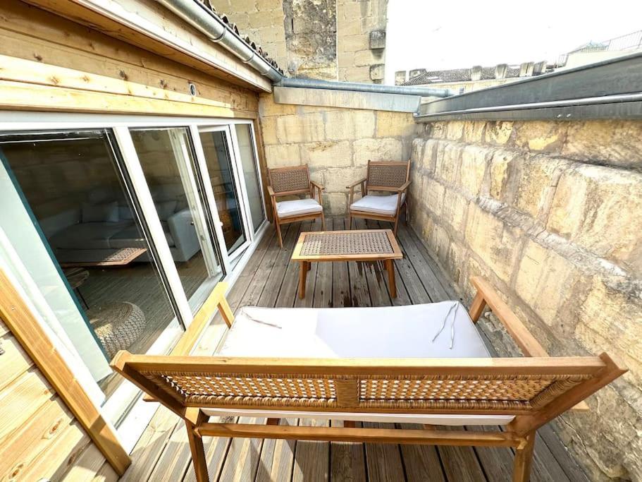 5- Hypercentre - 4Pers - Clim - Terrasse - Netflix Daire Libourne Dış mekan fotoğraf